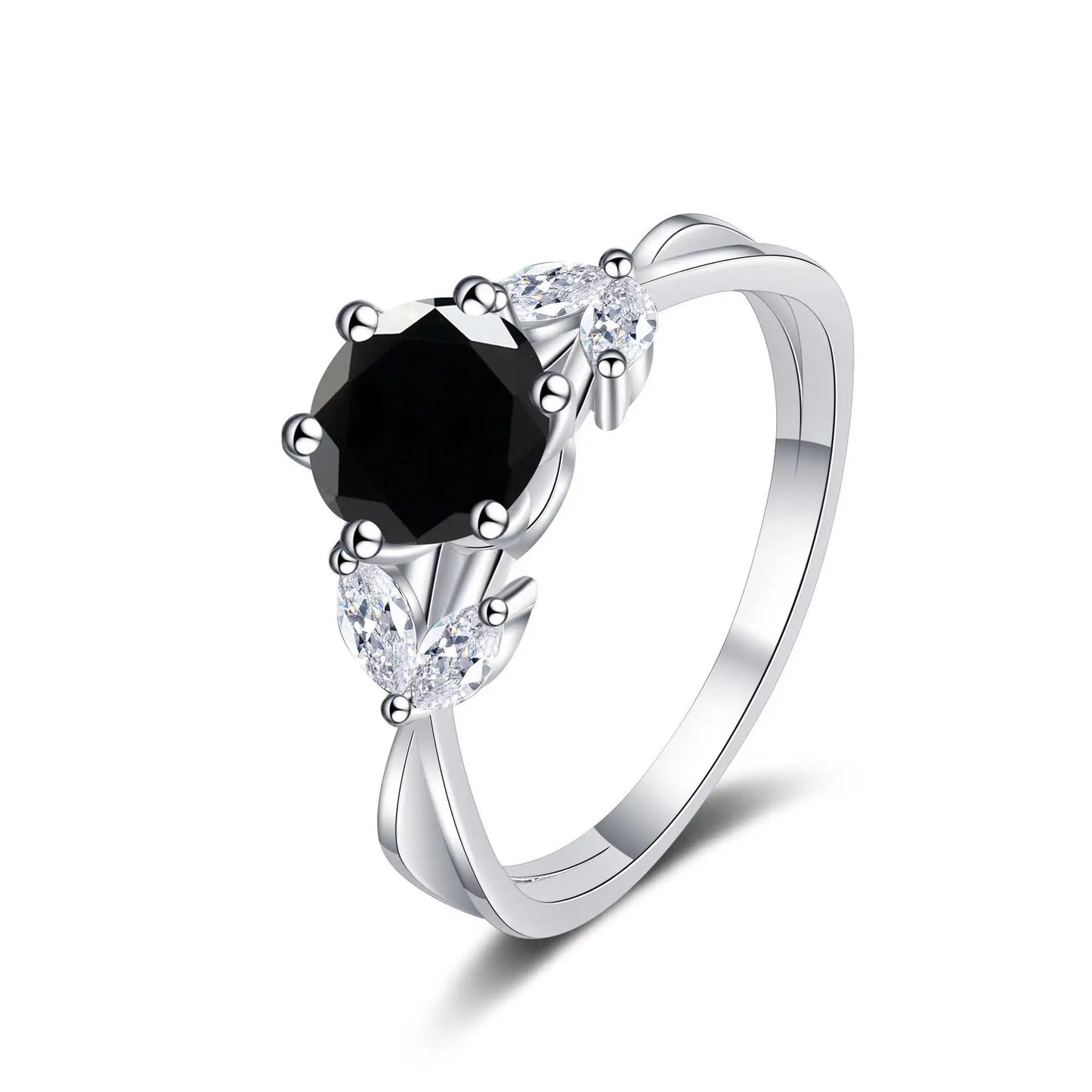 1 Carat Moissanite Solitaire Ring