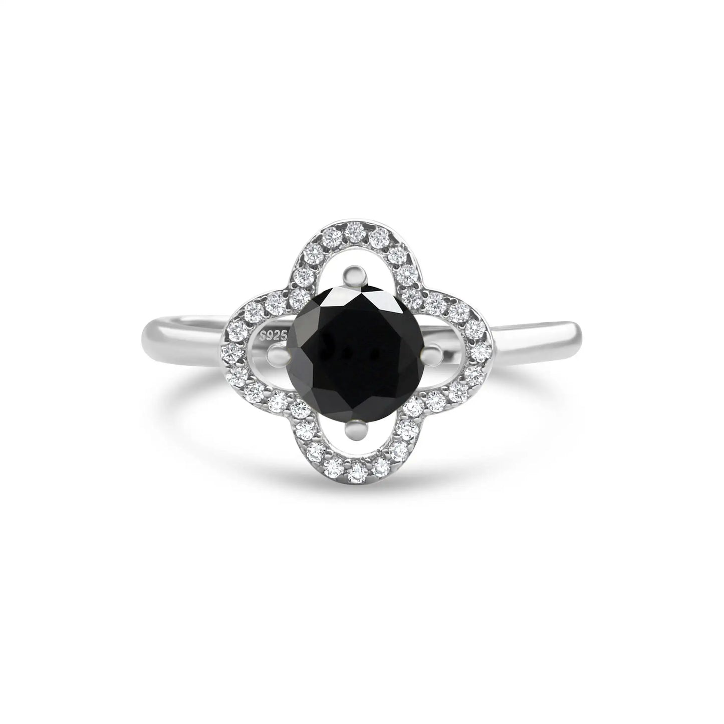 1 Carat Moissanite Flower Ring