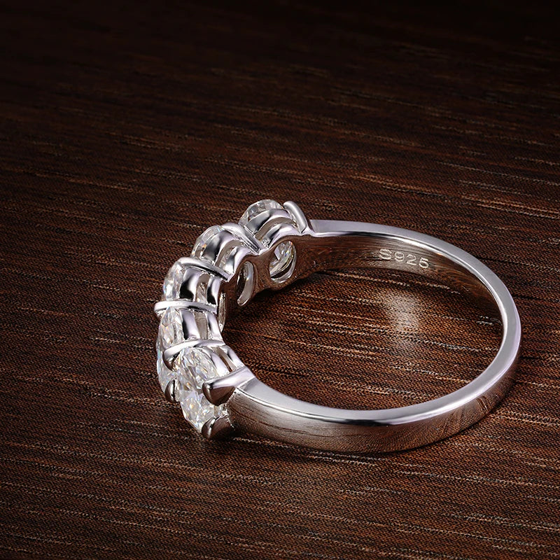 0.5ct Oval Moissanite Solitaire